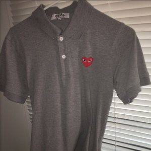 CDG Polo Shirt Size Medium Fits Like Small